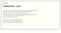 Desktop Screenshot of jaytheham.com